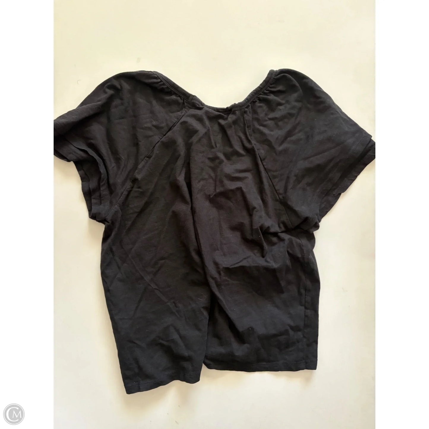 Top Short Sleeve By Rafaella In Black, Size: L