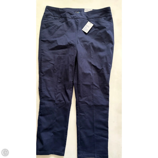 Pants Dress By Croft And Barrow In Navy, Size: 16