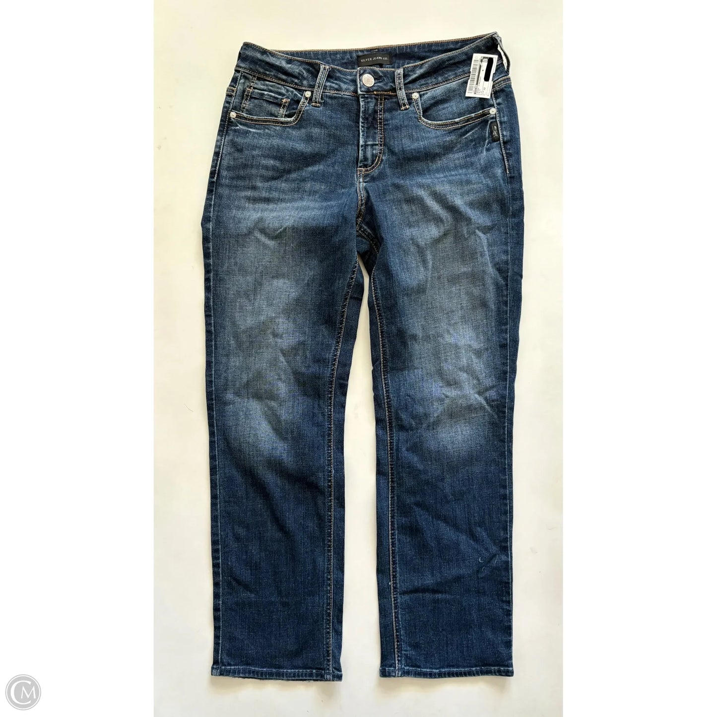 Jeans Straight By Silver In Blue, Size: 12