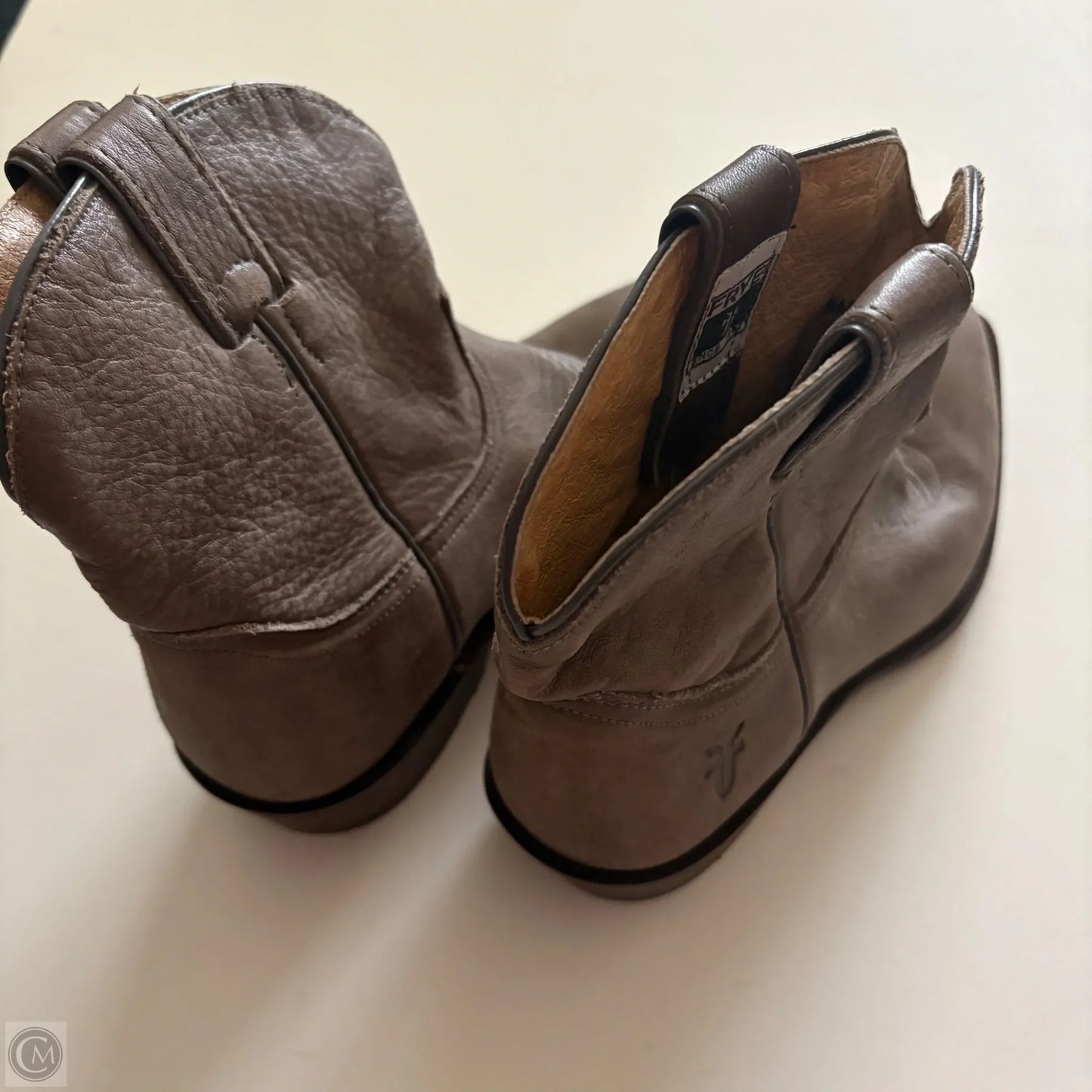 Boots Designer By Frye In Brown, Size: 9