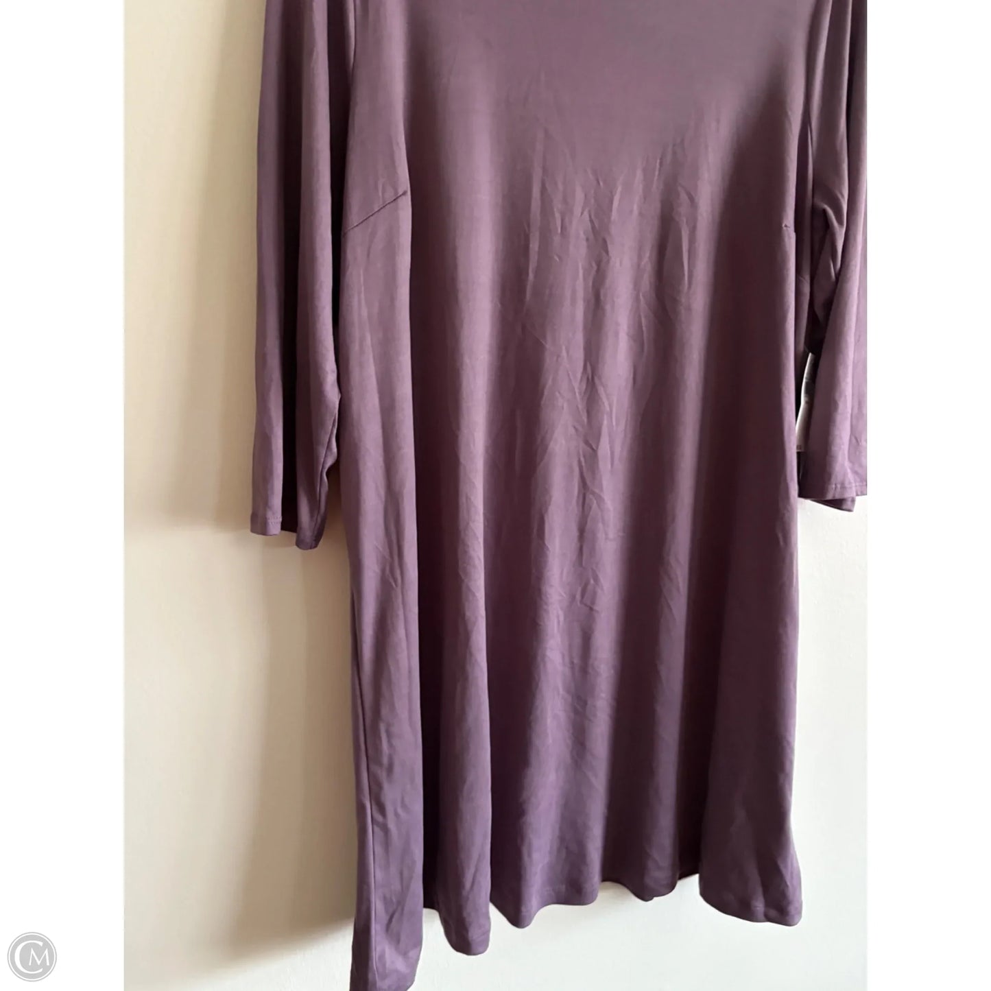 Dress Casual Midi By As U Wish In Purple, Size: Xl