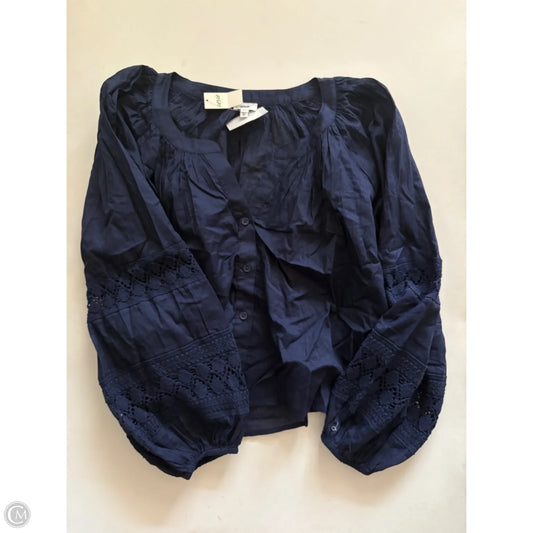 Top Long Sleeve By Aerie In Navy, Size: S