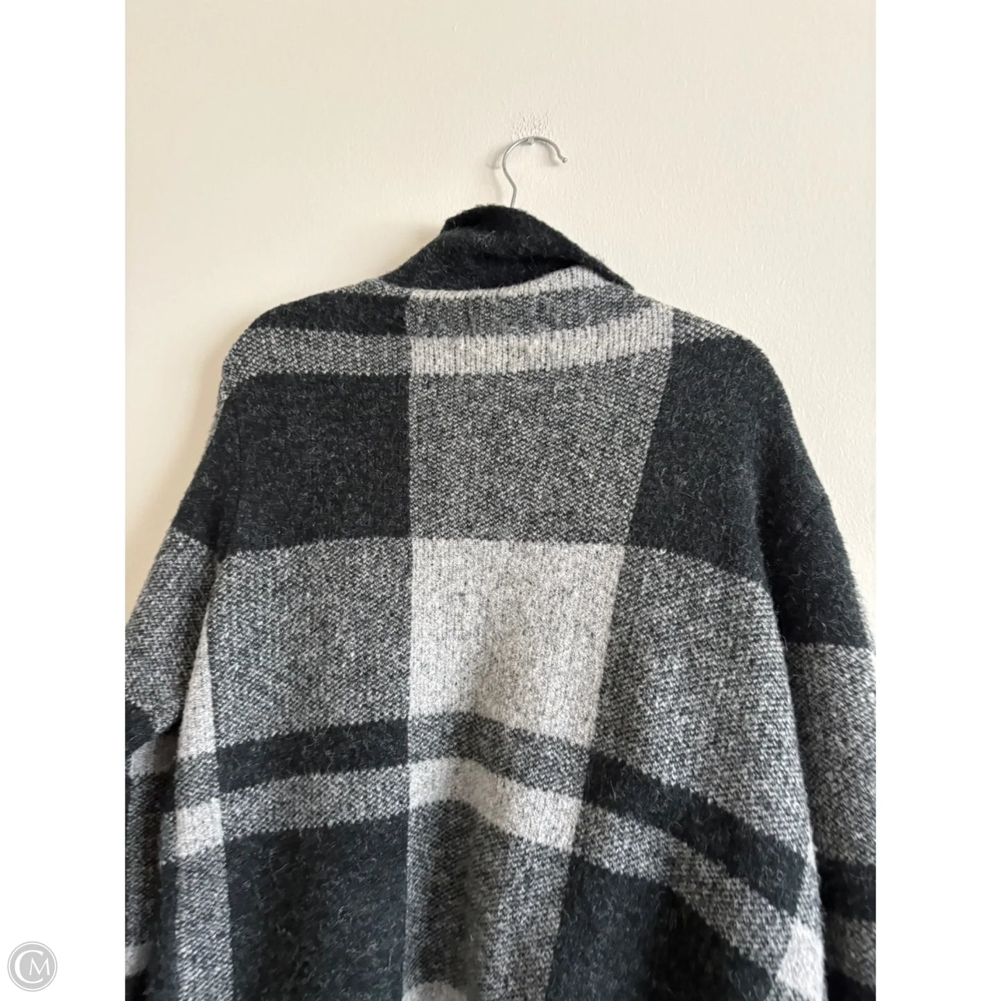 Sweater Cardigan By Anama In Grey, Size: M