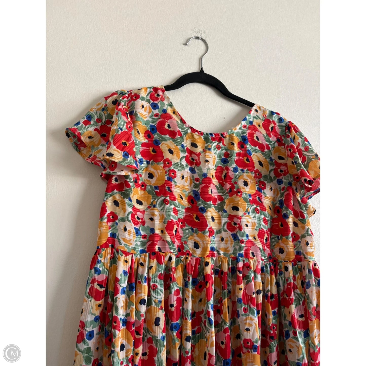 Dress Floral By Umgee, Size: Medium