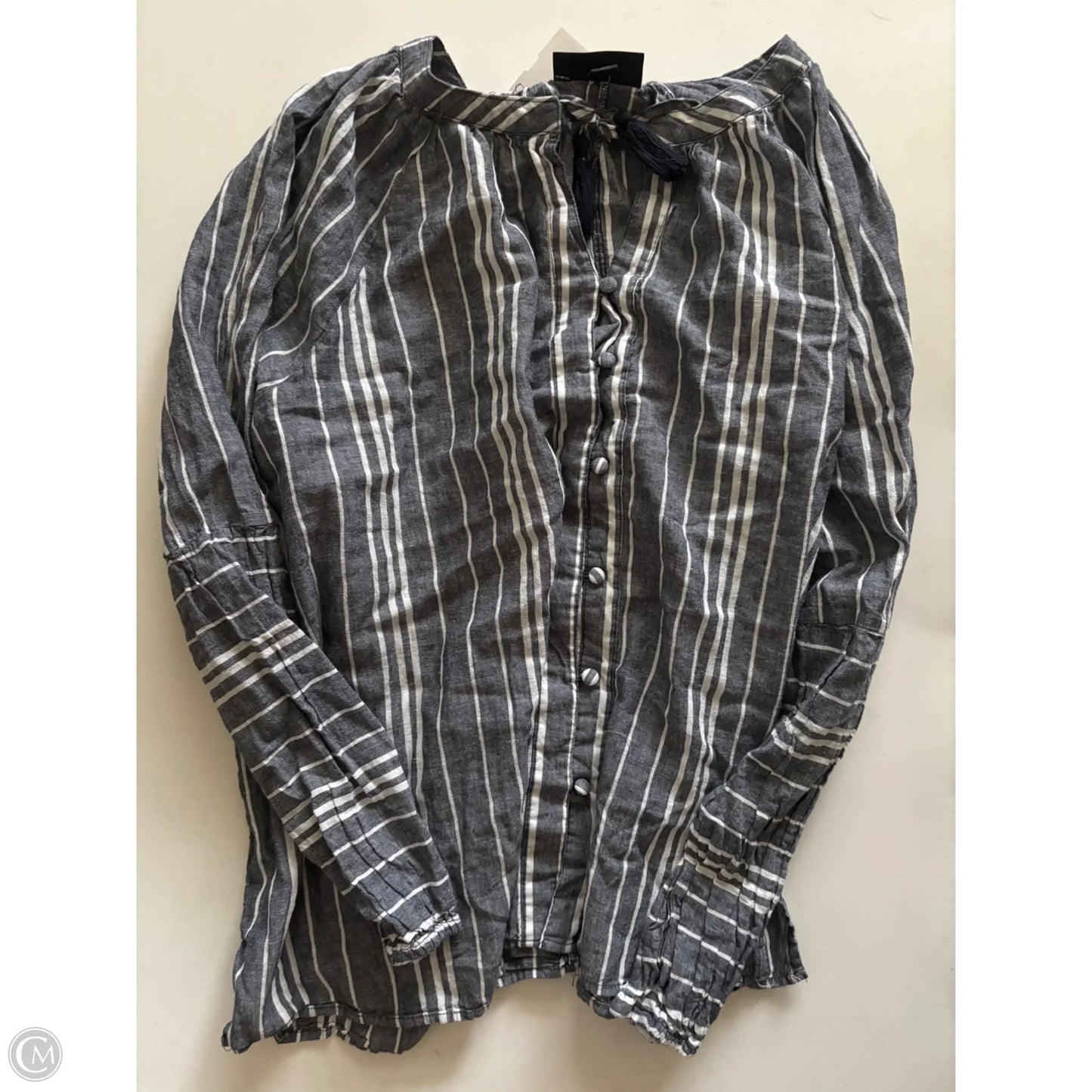 Top Long Sleeve By Lane Bryant In Striped Pattern, Size: 2x