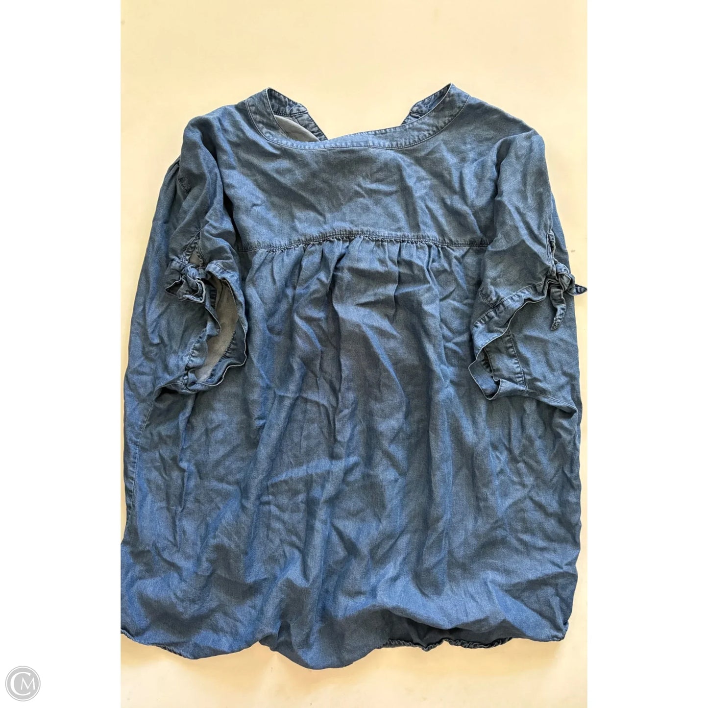 Top Short Sleeve By Ruby Rd In Blue, Size: 2x