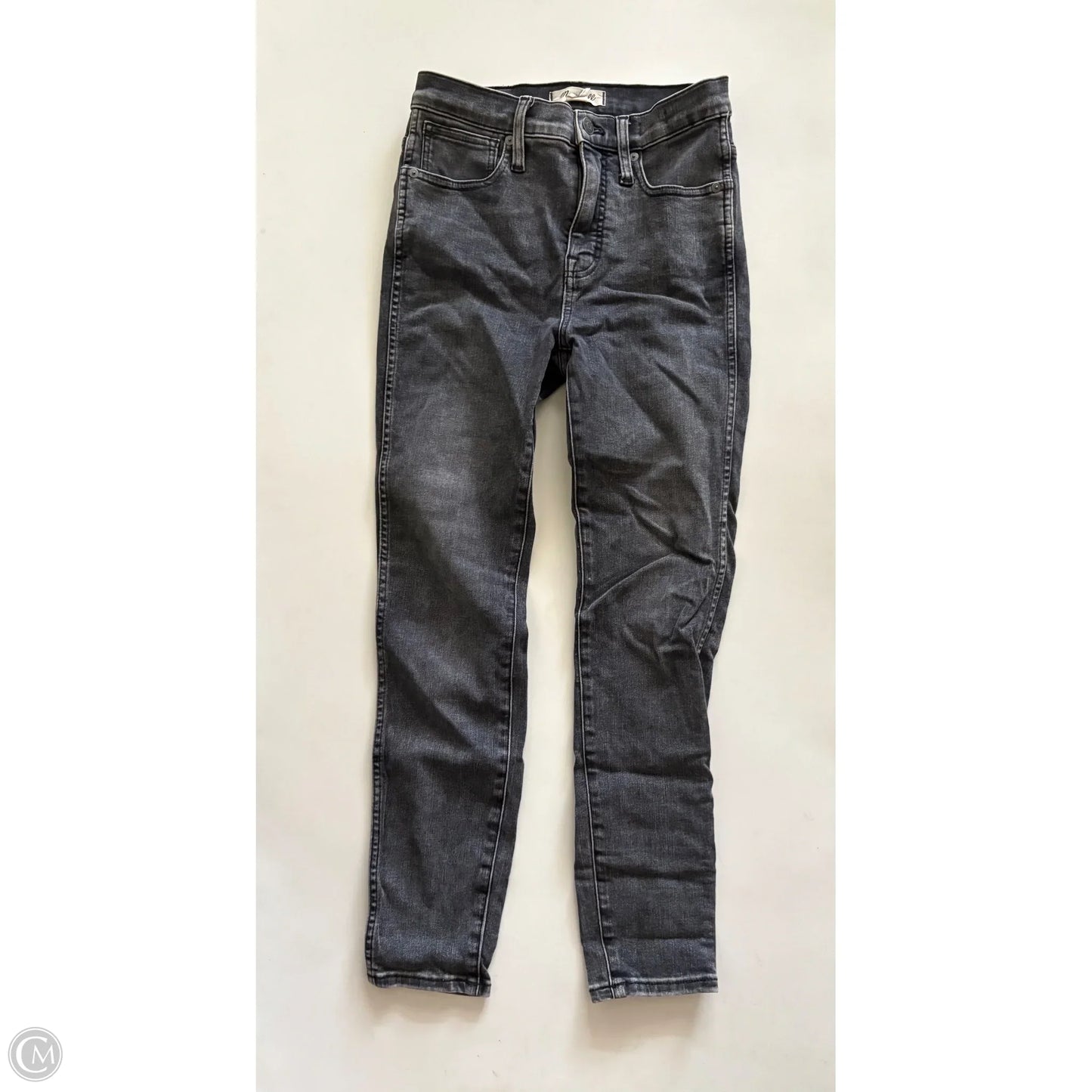 Jeans Skinny By Madewell In Black, Size: 0