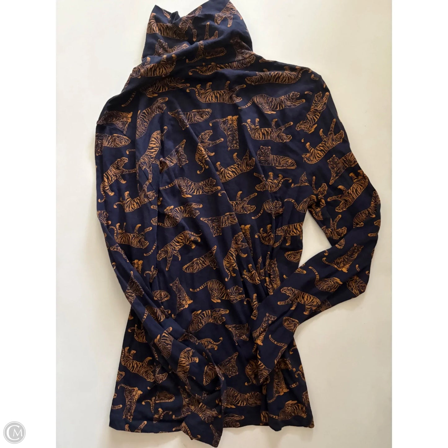 Top Long Sleeve By J. Crew In Animal Print, Size: M