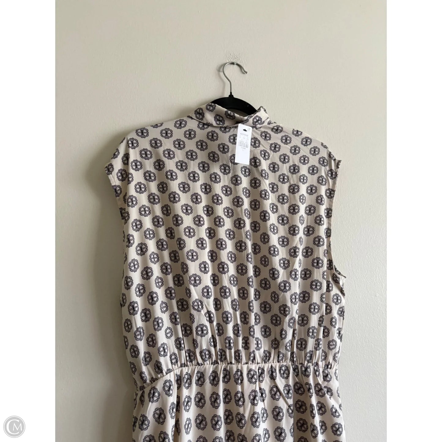 Dress Work By Express In Cream, Size: L