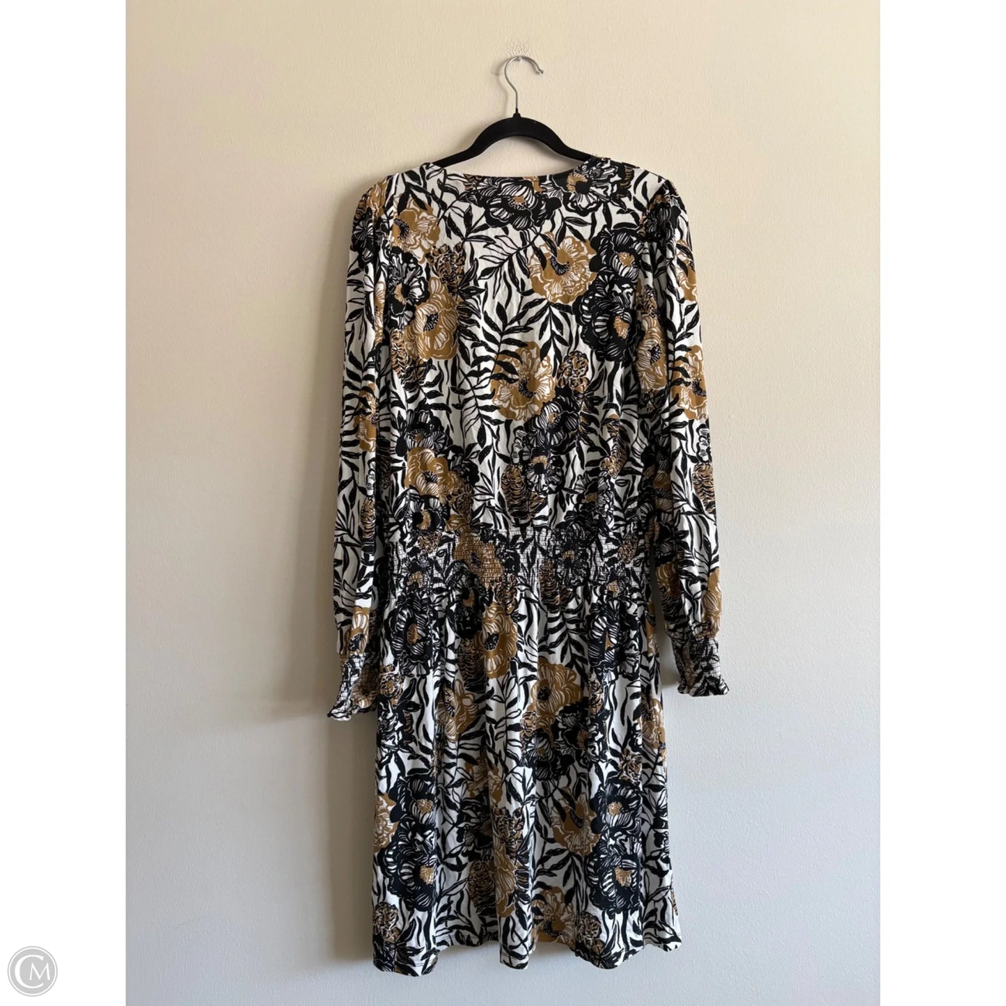 Dress Designer By Lilly Pulitzer In Black & Brown, Size: Xl