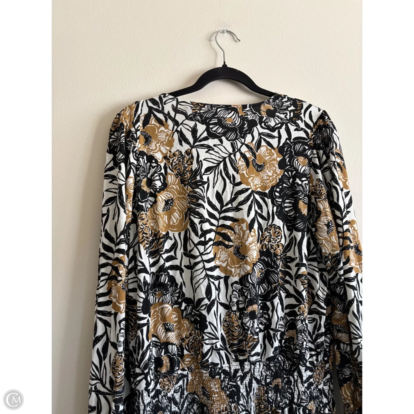 Dress Designer By Lilly Pulitzer In Black & Brown, Size: Xl
