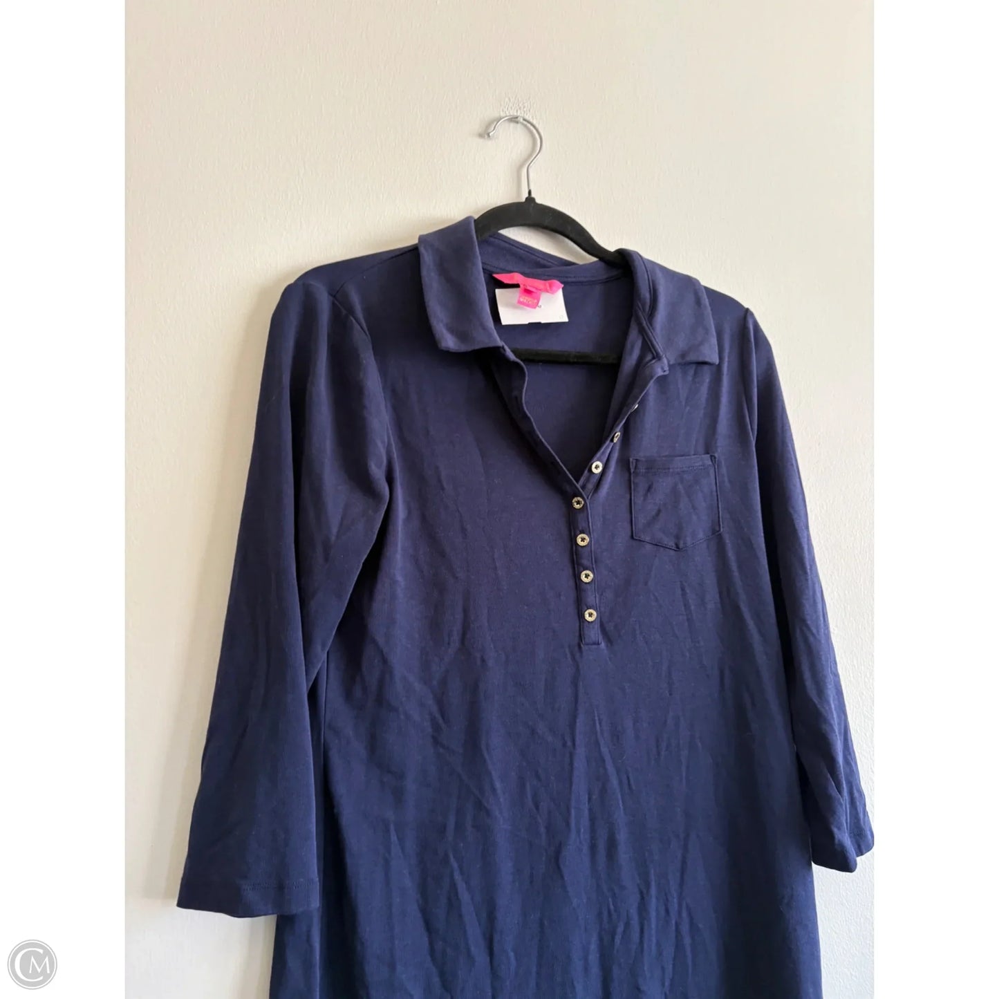 Dress Casual Maxi By Lilly Pulitzer In Navy, Size: L