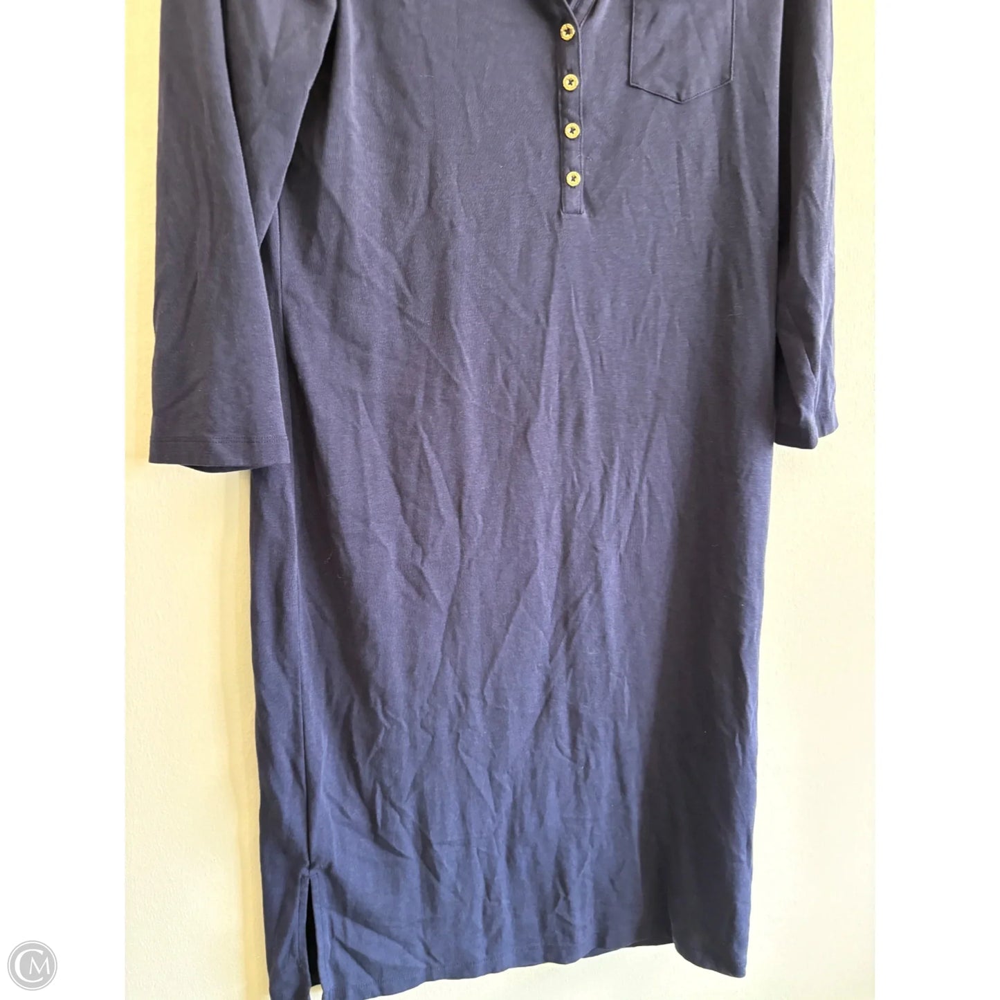 Dress Casual Maxi By Lilly Pulitzer In Navy, Size: L