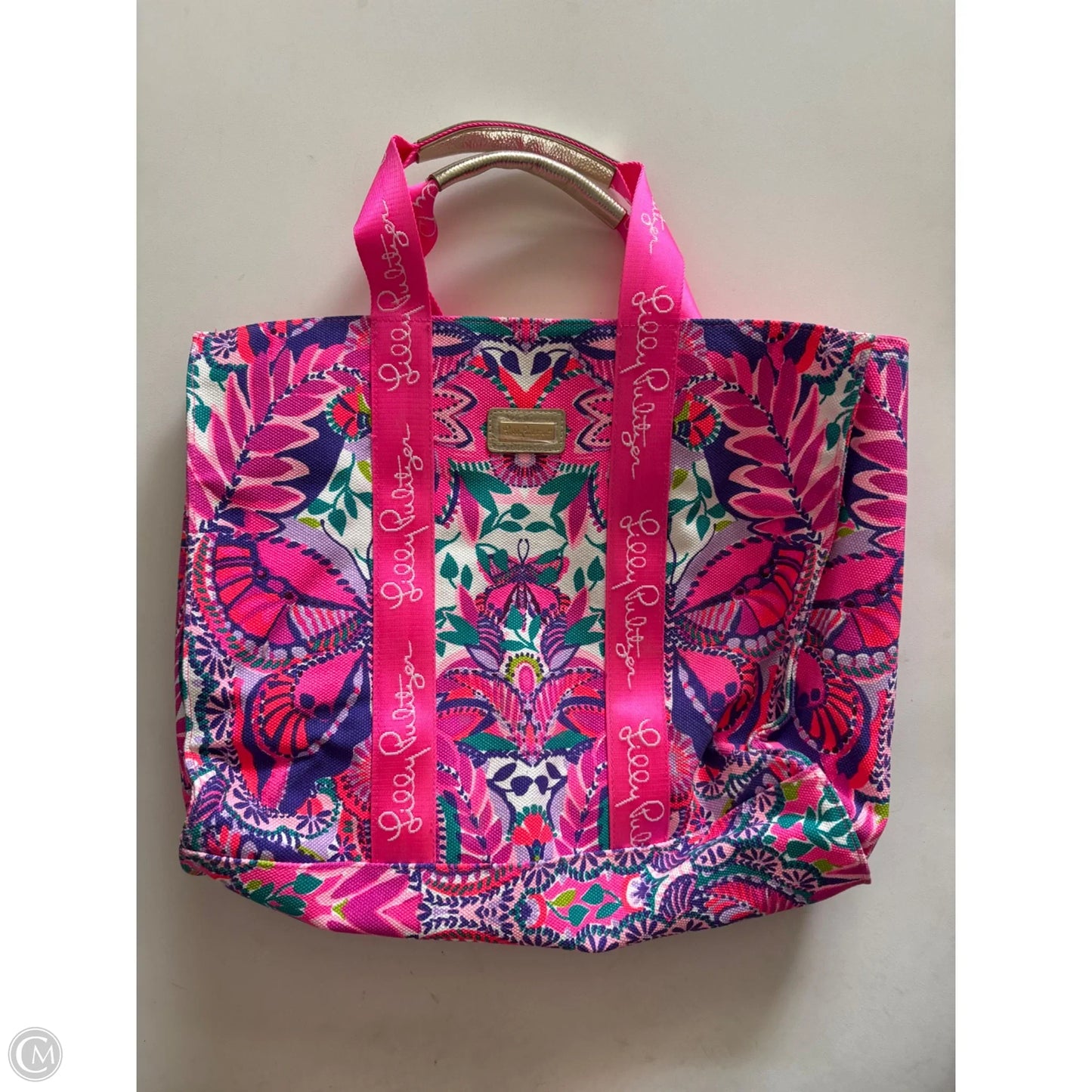 Tote Designer By Lilly Pulitzer, Size: Large