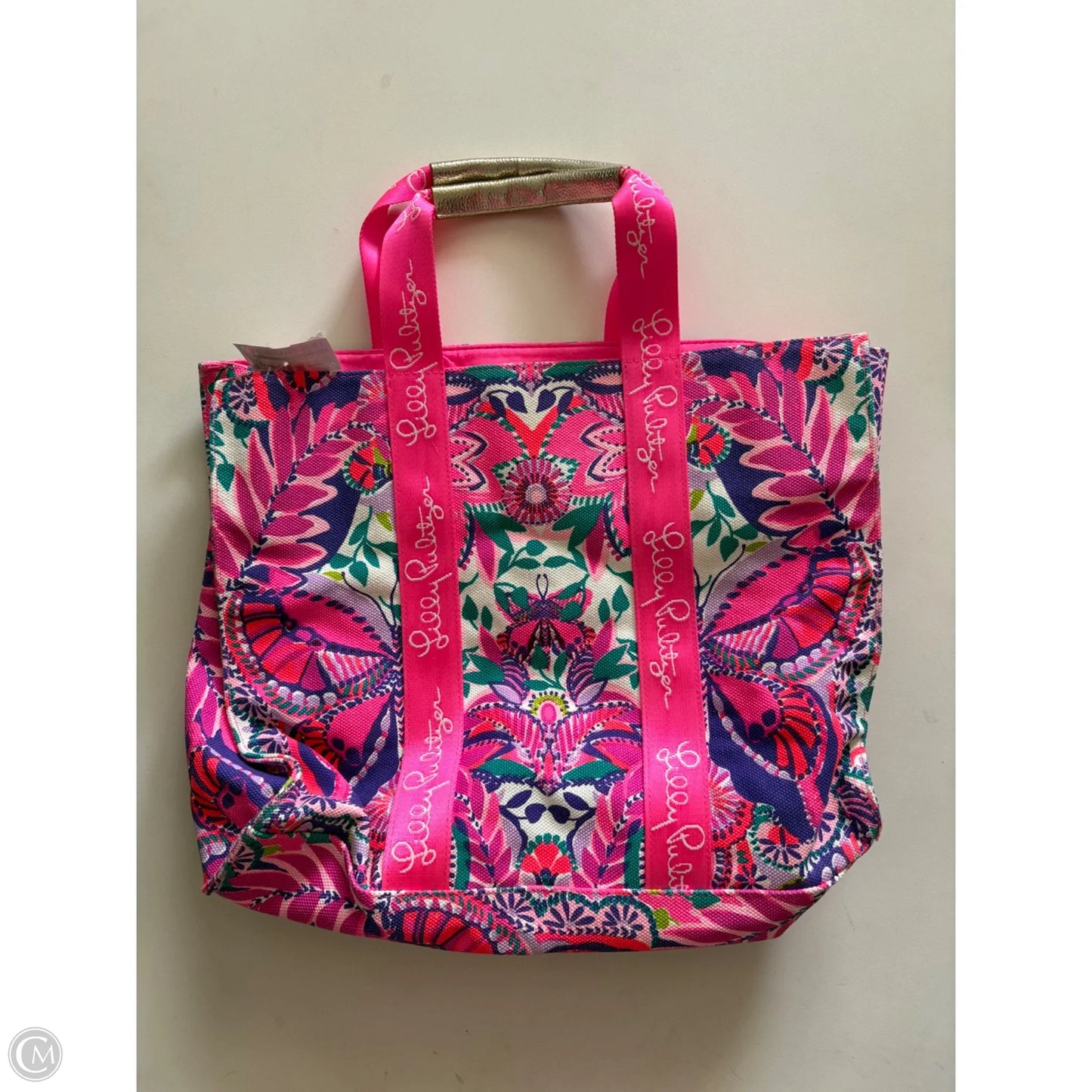 Tote Designer By Lilly Pulitzer, Size: Large