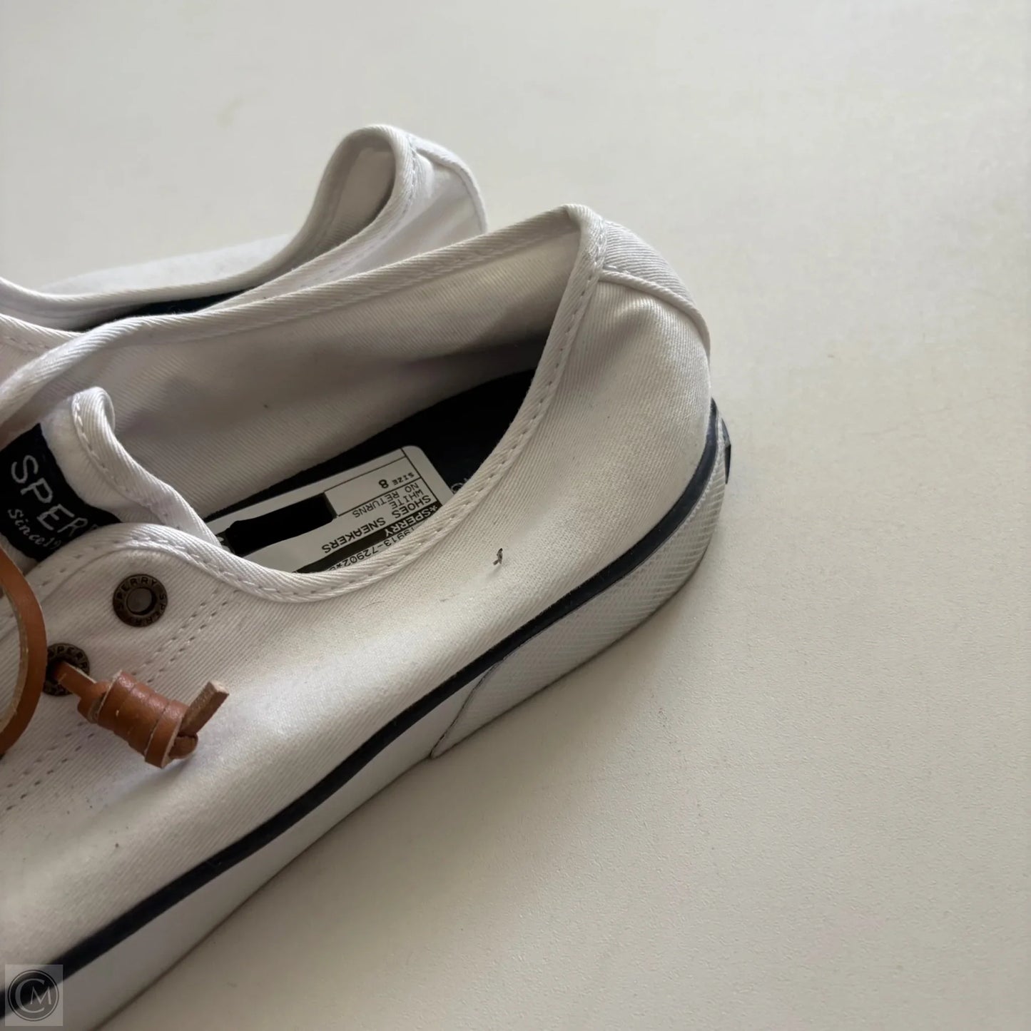 Shoes Sneakers By Sperry In White, Size: 8