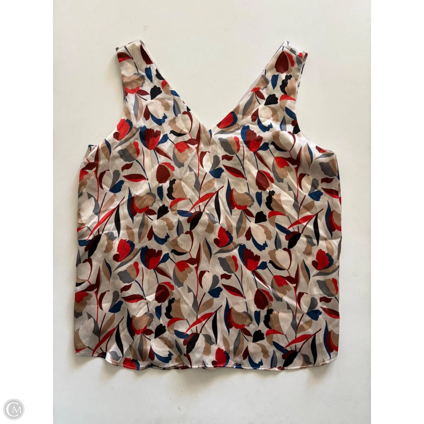 Blouse Sleeveless By Loft In Floral Print, Size: Xs