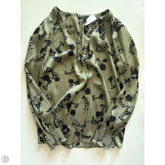 Blouse Long Sleeve By 41 Hawthorn In Green, Size: Xl