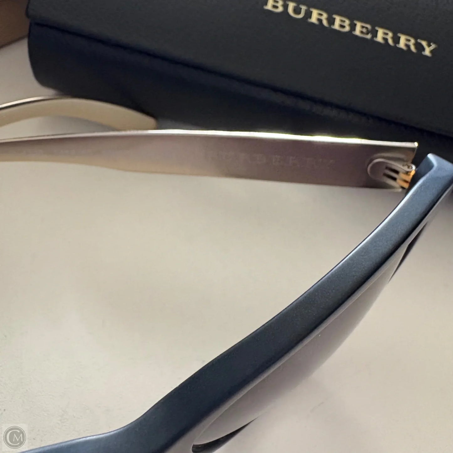 Sunglass Case Luxury Designer By Burberry, Size: Large