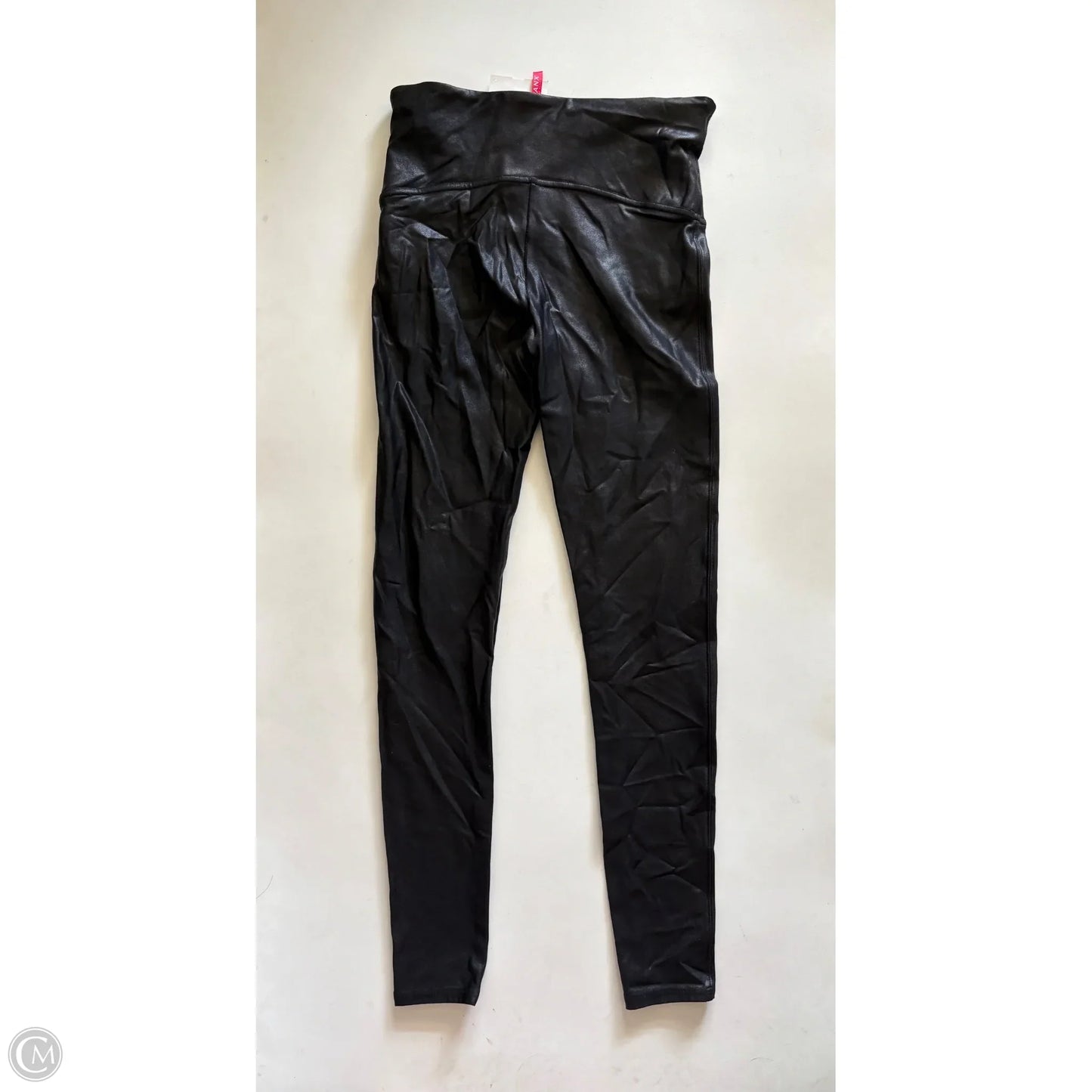 Athletic Leggings By Spanx In Black, Size: L