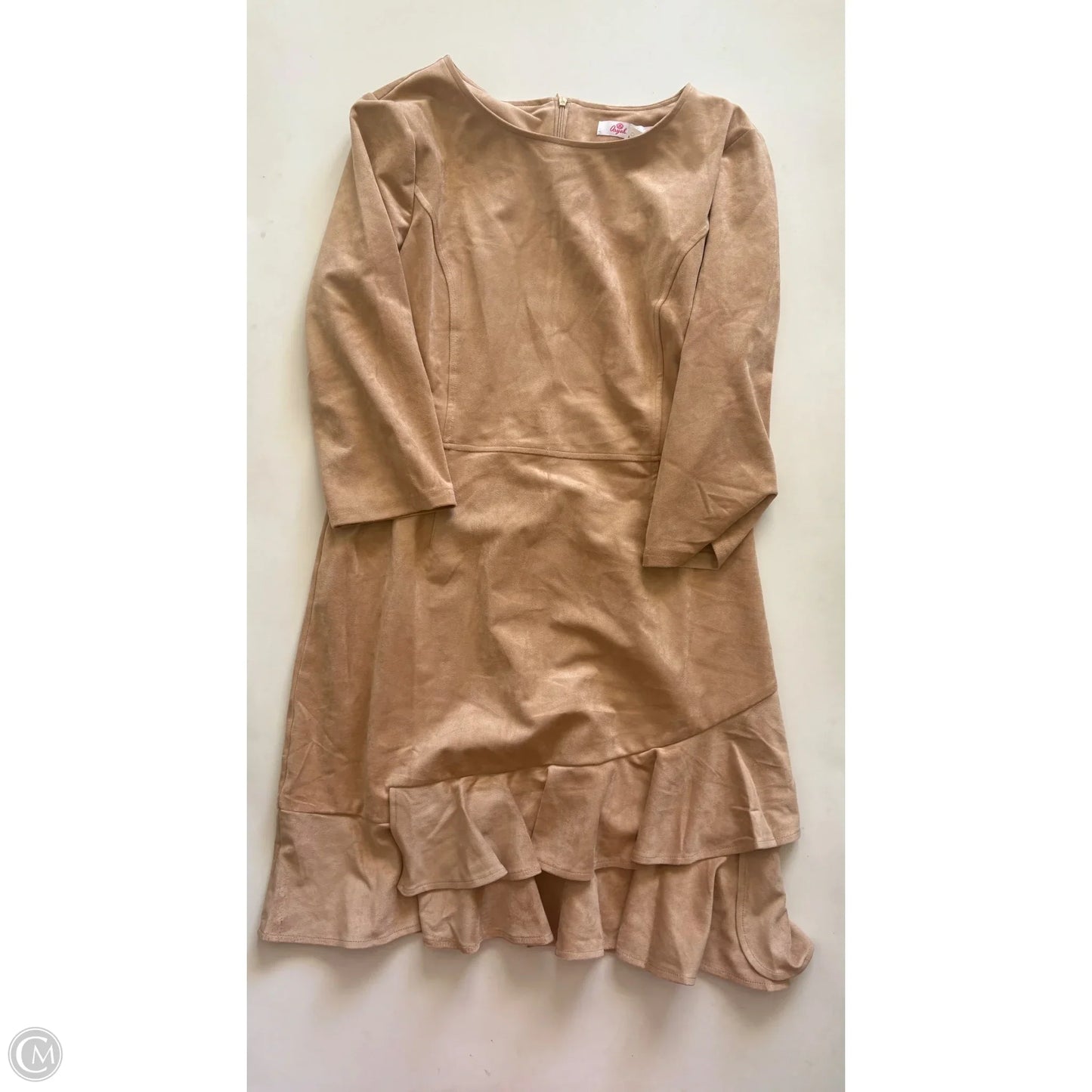 Dress Party Midi By Aryeh In Tan, Size: L