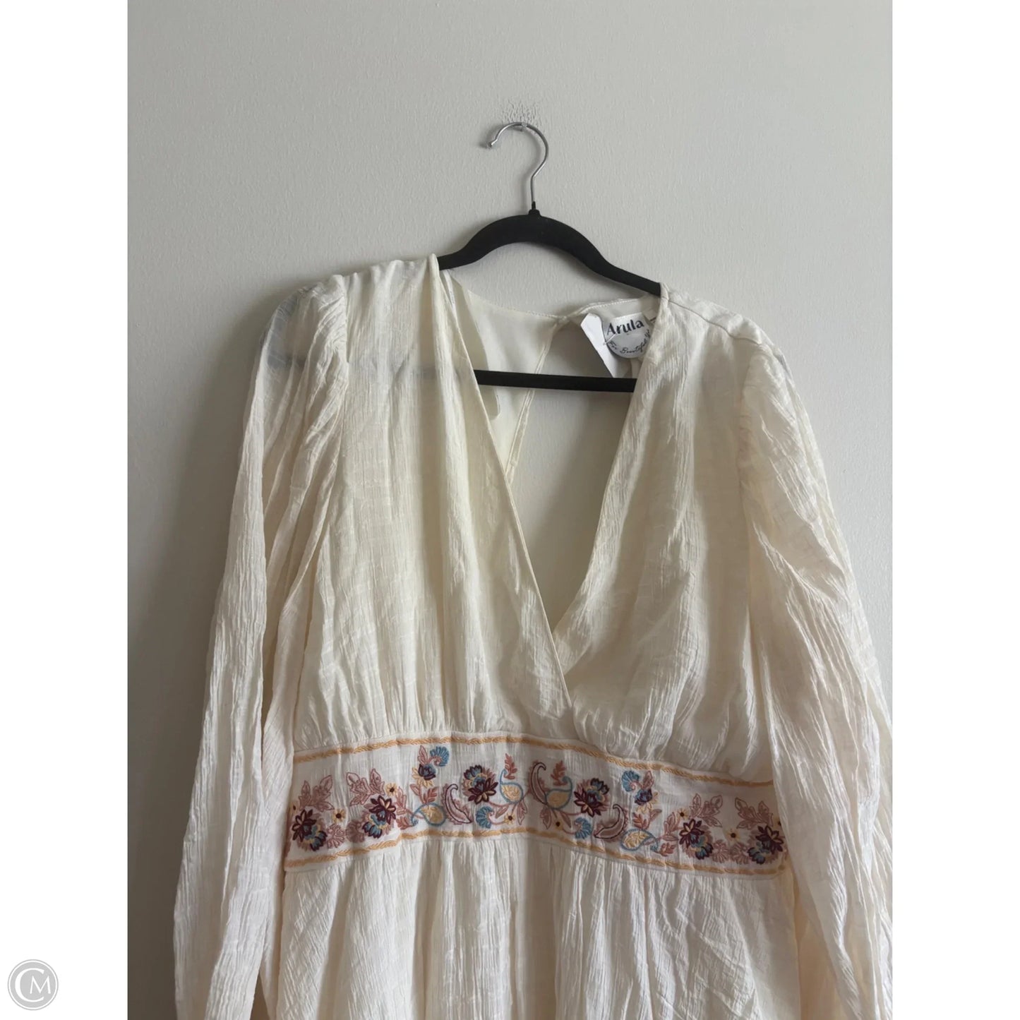 Dress Casual Midi By Arula In Cream, Size: 2x