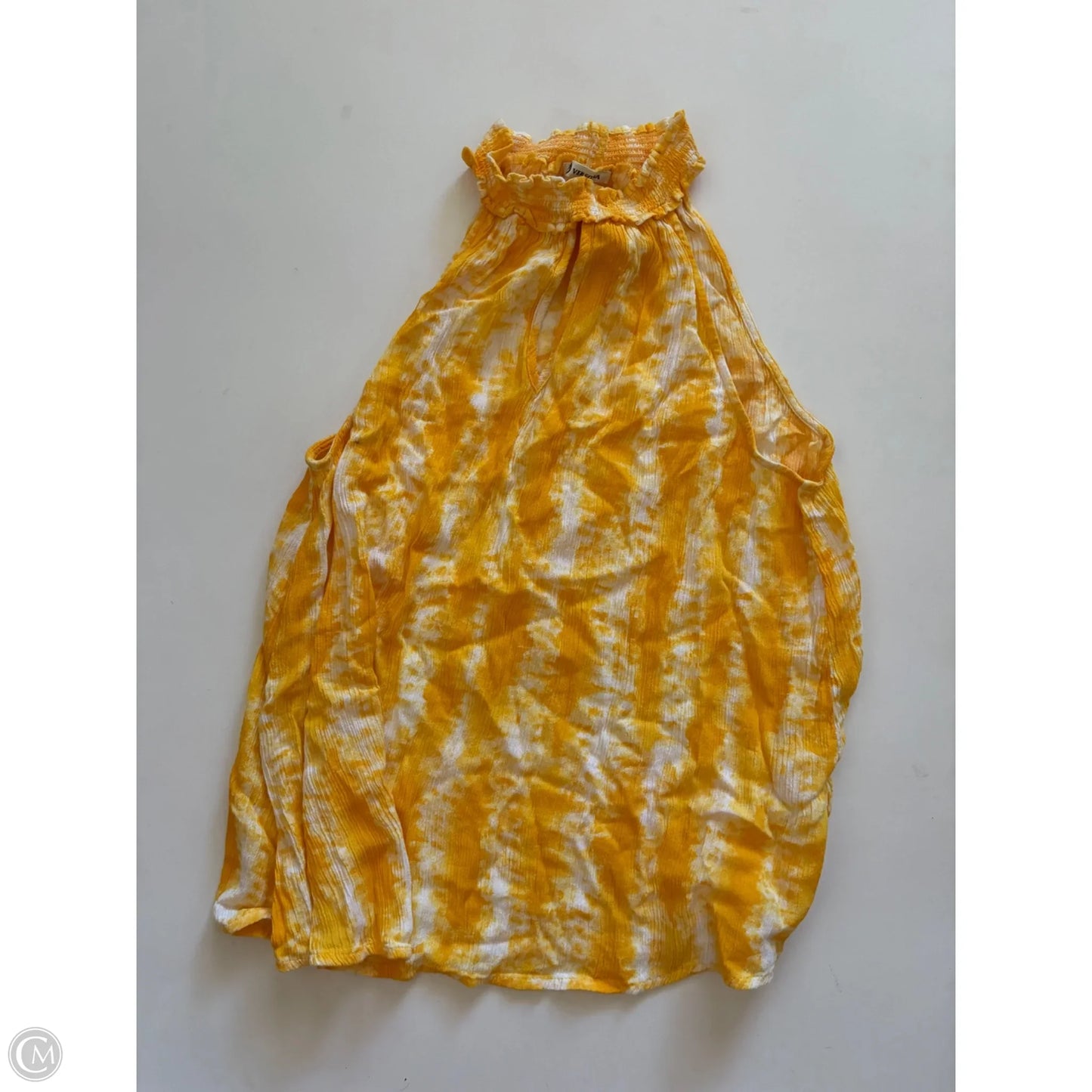 Tank Top By Versona In Yellow, Size: S
