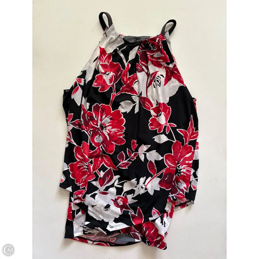 Tank Top By White House Black Market In Floral Print, Size: M