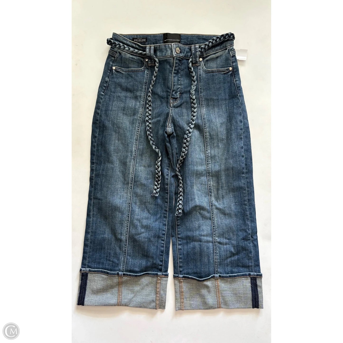 Jeans Cropped By White House Black Market In Blue, Size: 6p