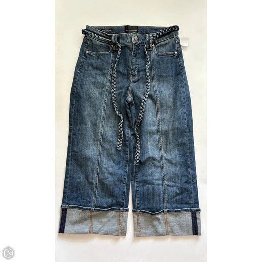 Jeans Cropped By White House Black Market In Blue, Size: 6p