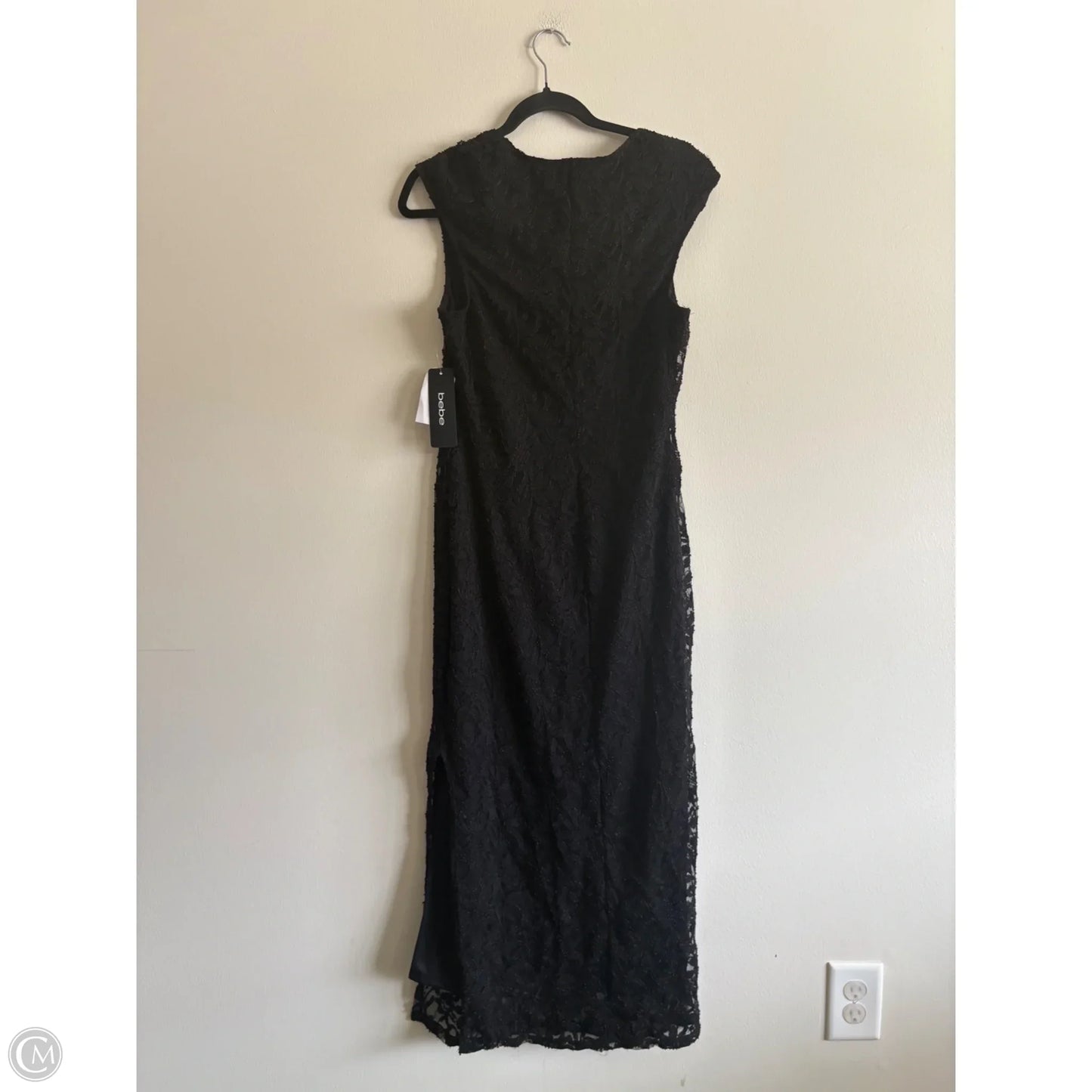 Dress Party Long By Bebe In Black, Size: L