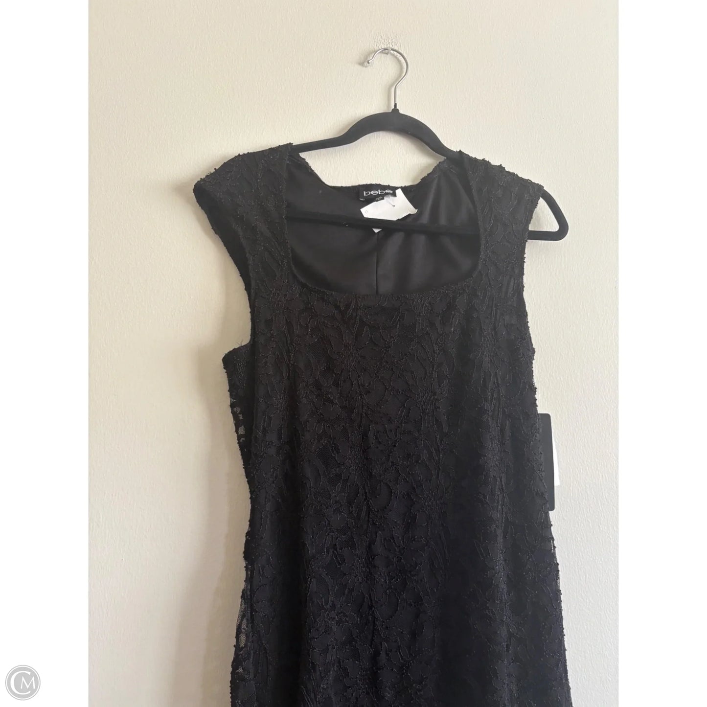 Dress Party Long By Bebe In Black, Size: L