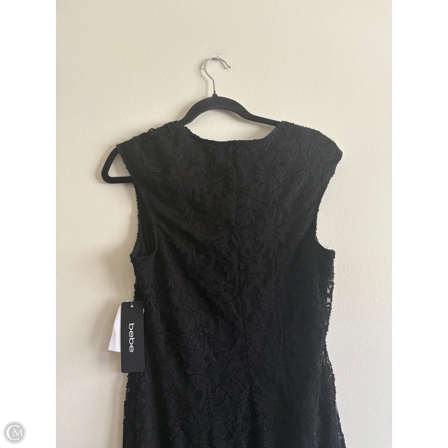 Dress Party Long By Bebe In Black, Size: L
