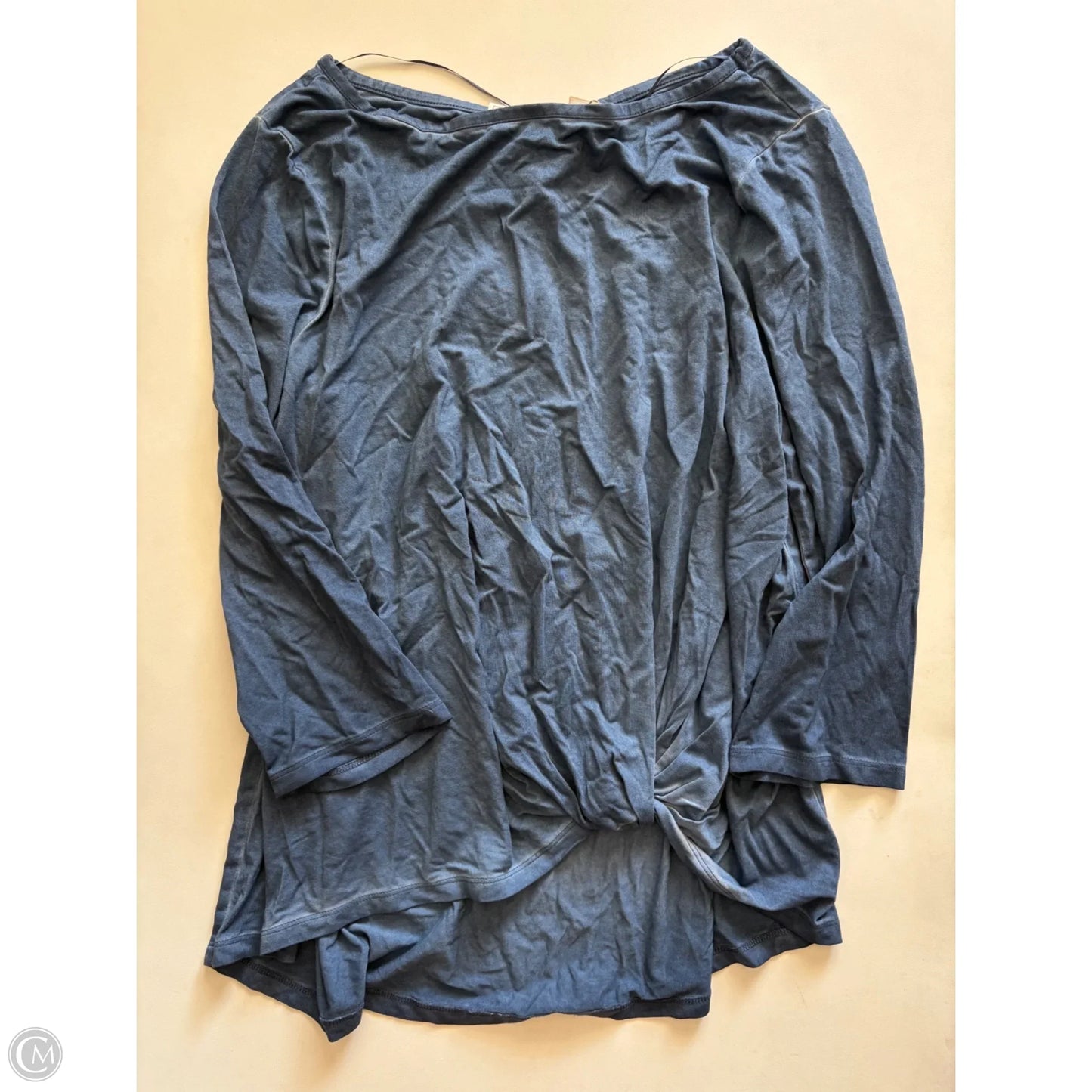 Top Long Sleeve By Cupio In Blue, Size: Xl