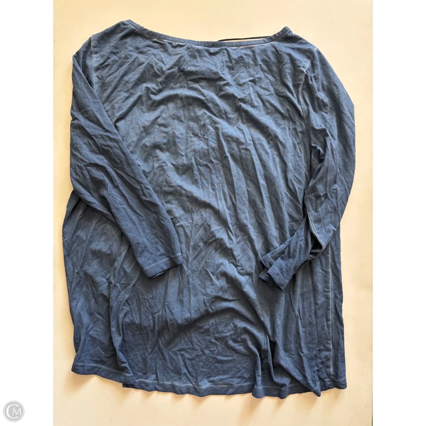 Top Long Sleeve By Cupio In Blue, Size: Xl