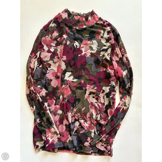 Blouse Long Sleeve By Anne Klein In Multi-colored, Size: Xl