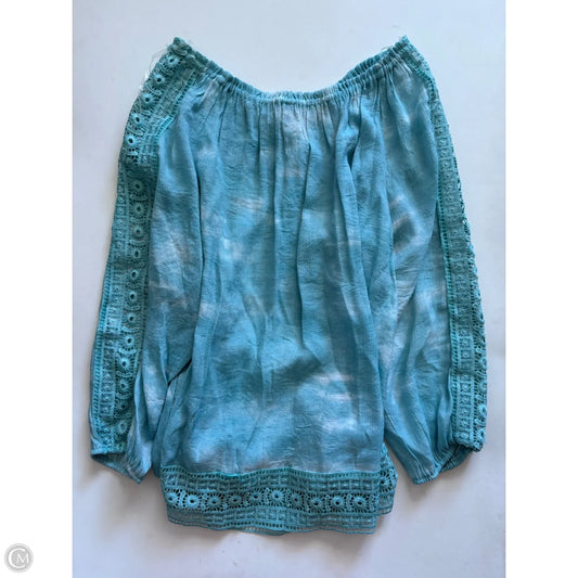 Top Long Sleeve By New Directions In Blue, Size: Xl