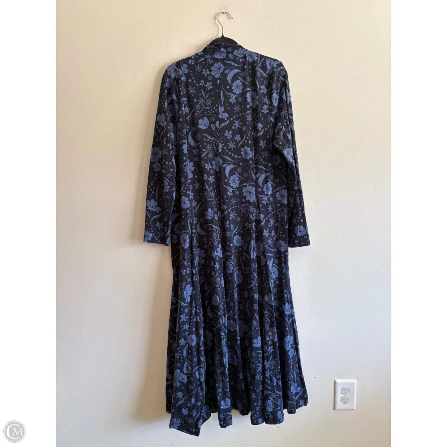 Dress Casual Maxi By Loft In Blue, Size: Xl