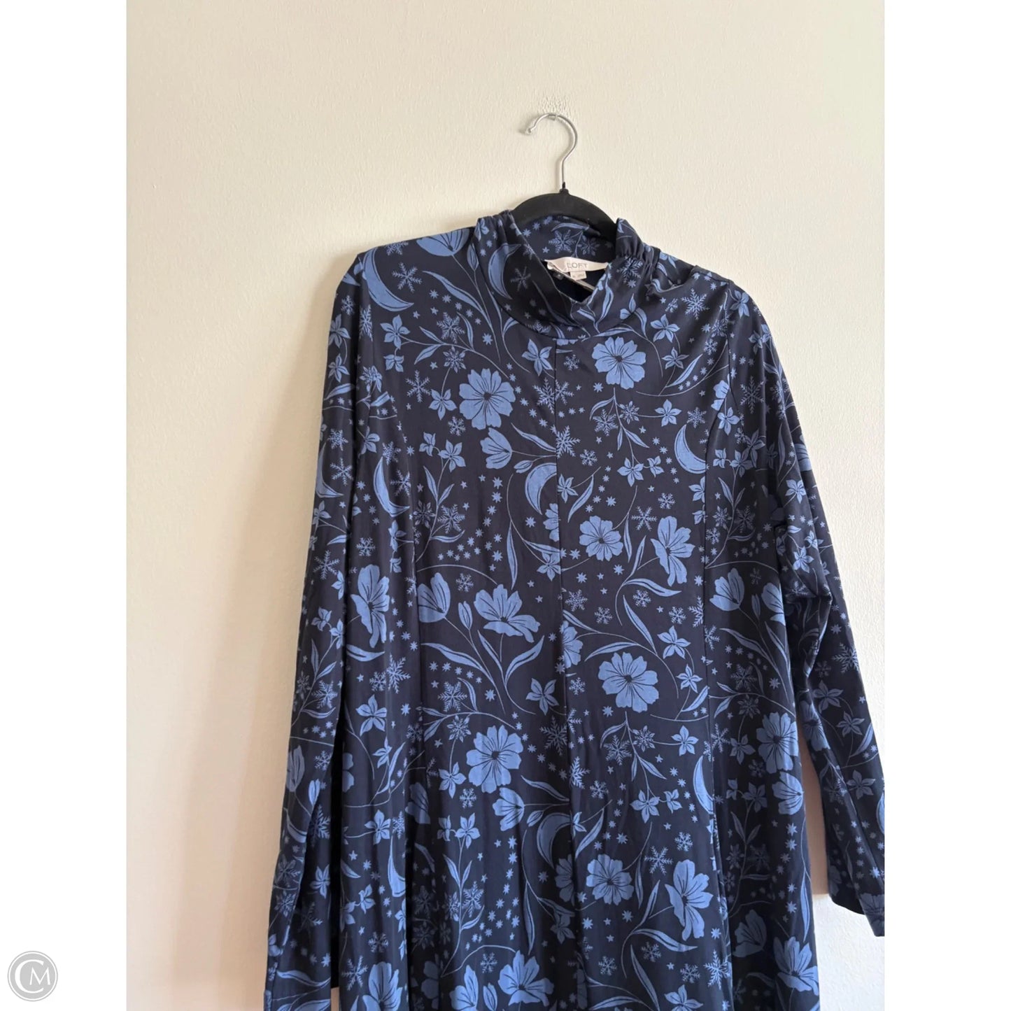 Dress Casual Maxi By Loft In Blue, Size: Xl