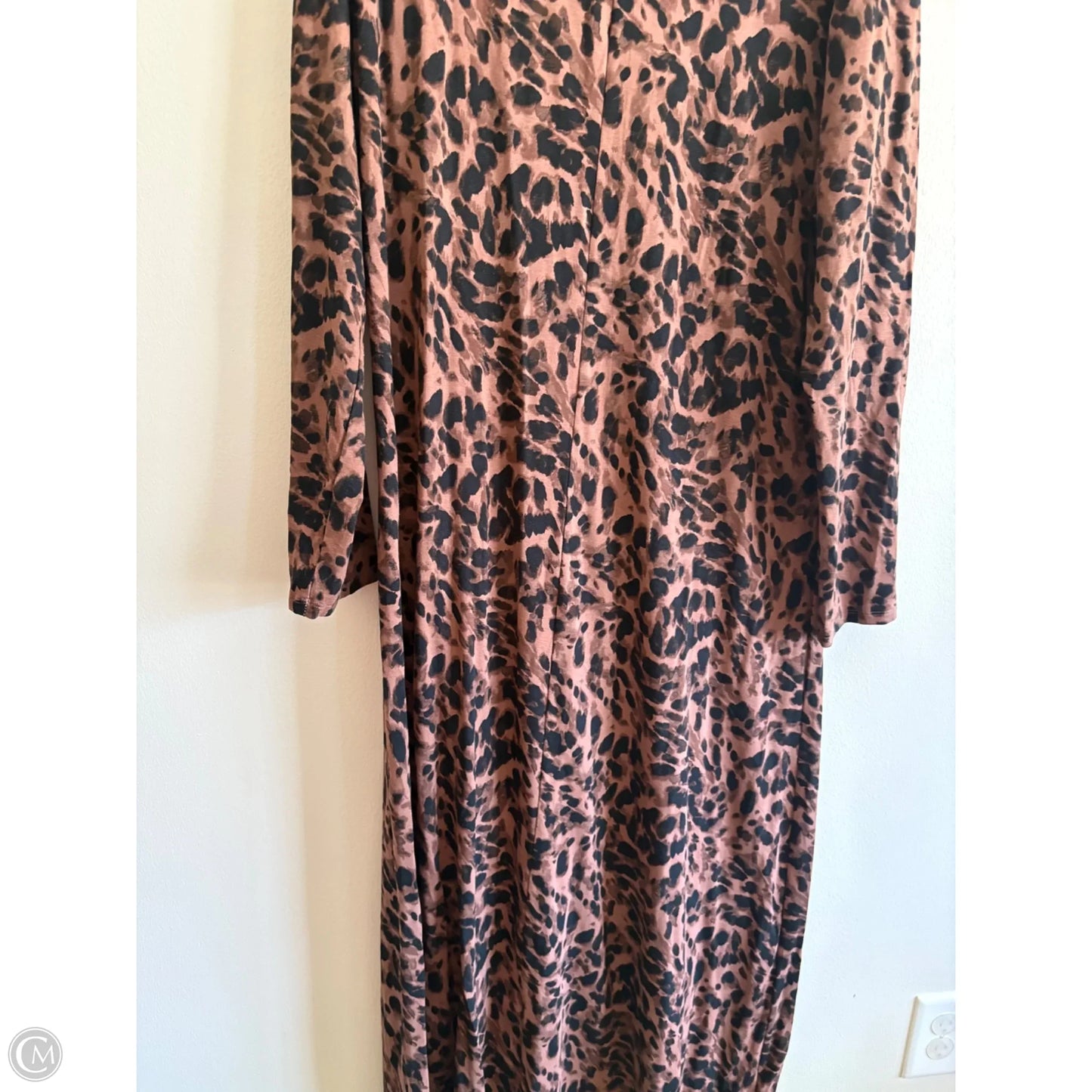 Dress Casual Maxi By Old Navy In Animal Print, Size: Xl