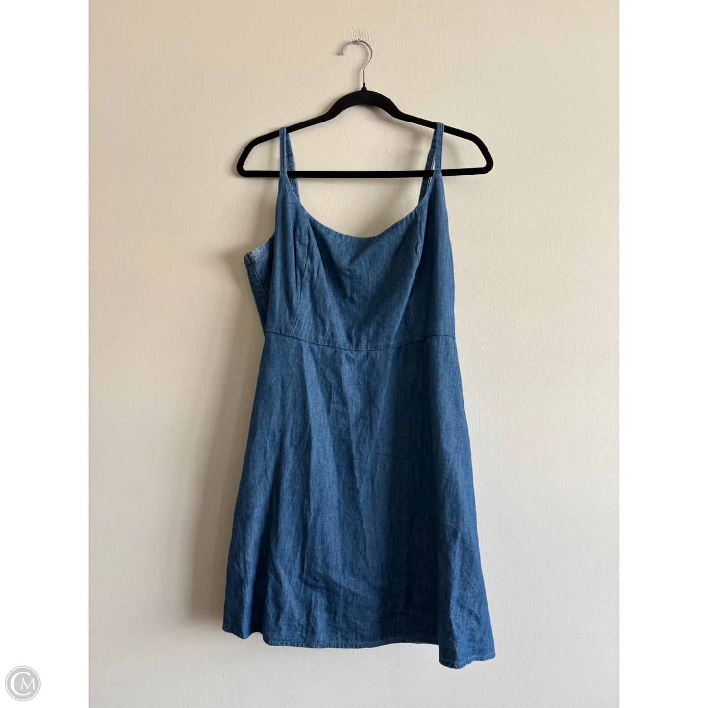 Dress Casual Midi By Old Navy In Blue, Size: Xl