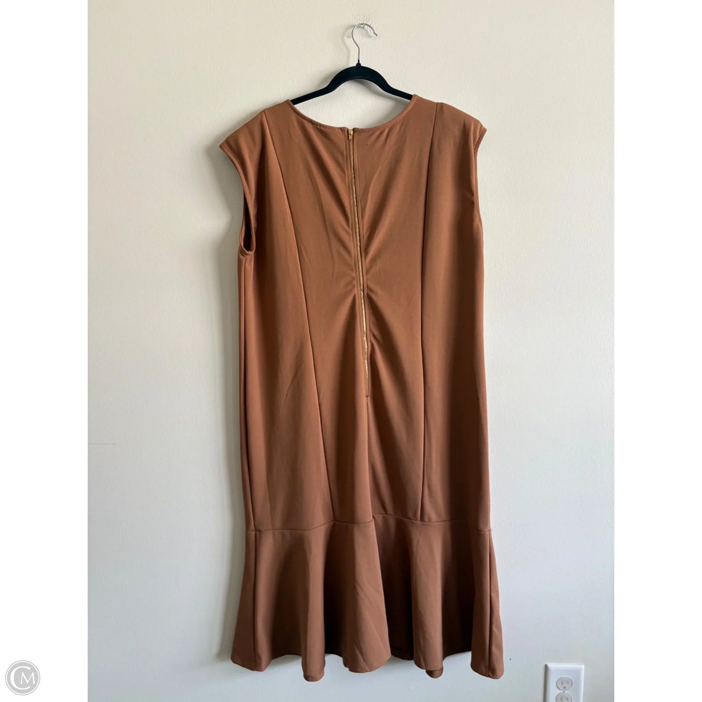Dress Party Long By Ashley Stewart In Brown, Size: 22