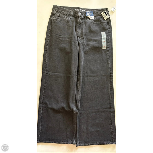 Jeans Wide Leg By Old Navy In Black, Size: 12