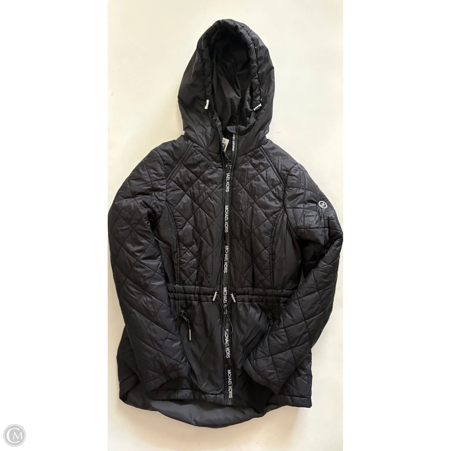 Jacket Designer By Michael Kors In Black, Size: S
