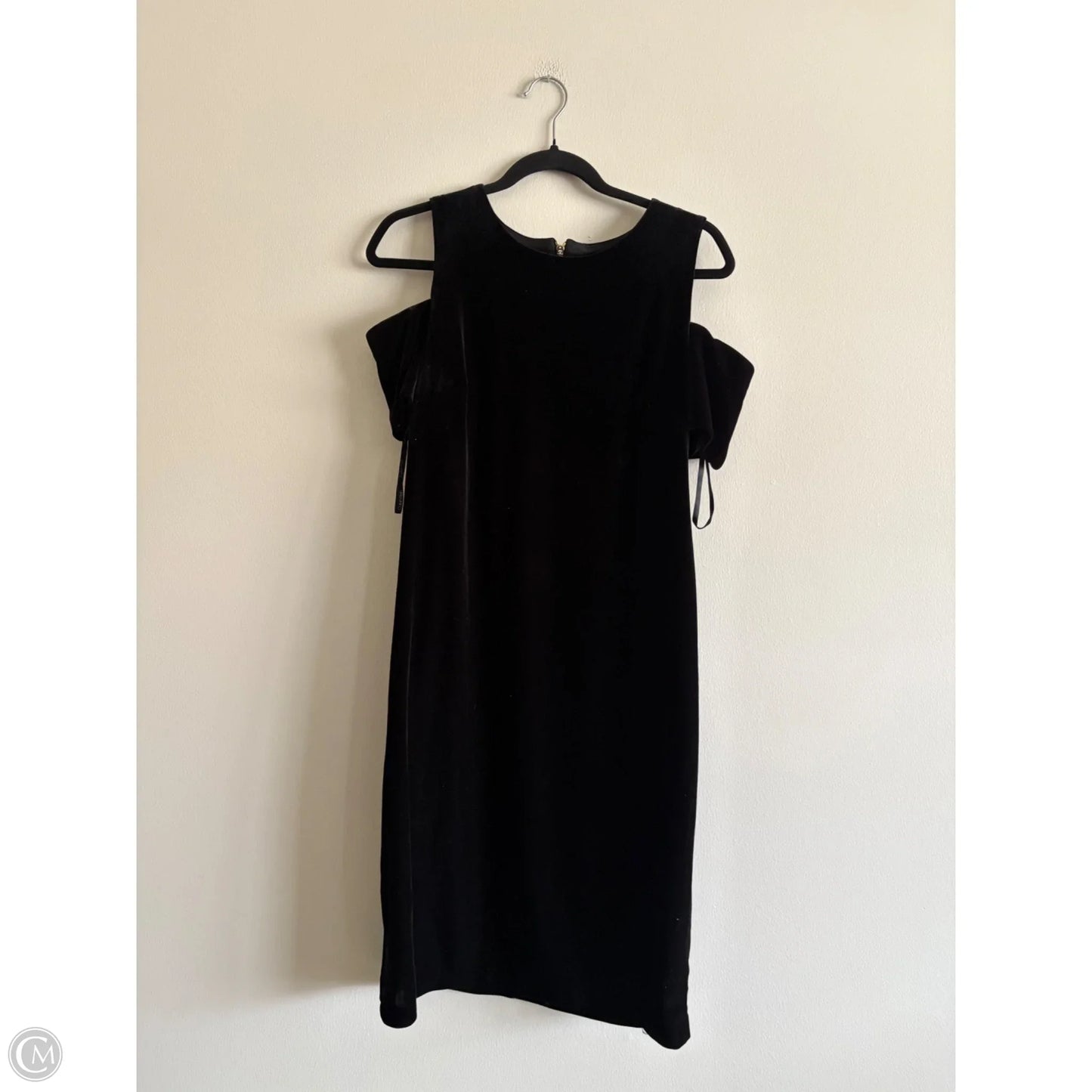 Dress Party Midi By Calvin Klein In Black, Size: 14