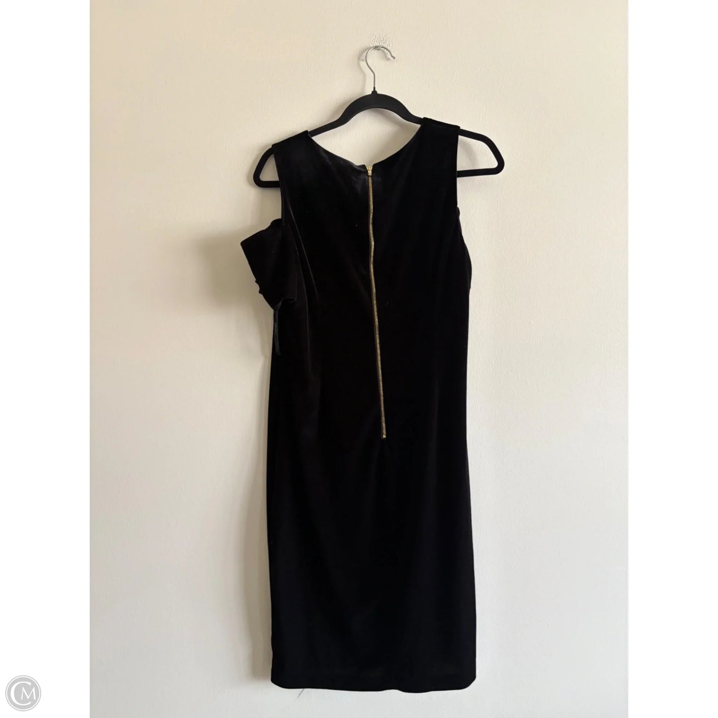 Dress Party Midi By Calvin Klein In Black, Size: 14