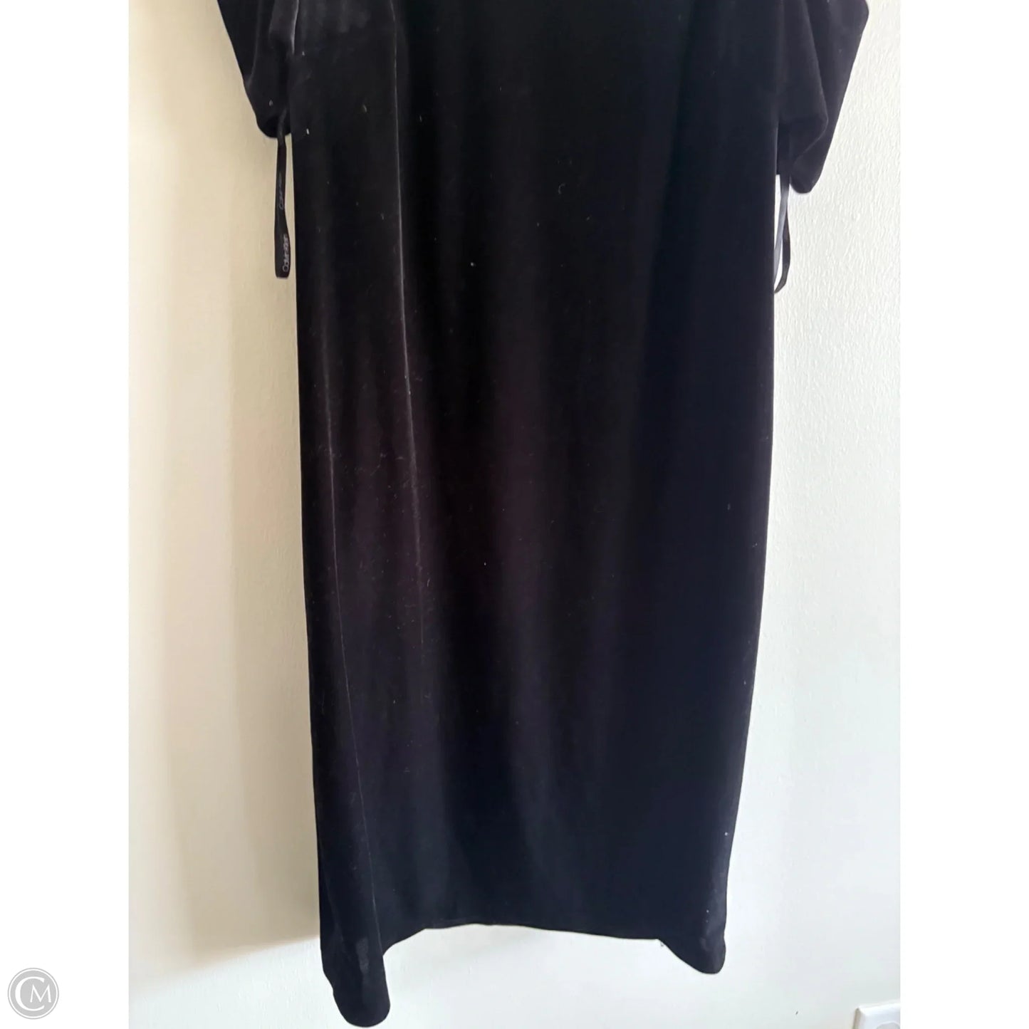 Dress Party Midi By Calvin Klein In Black, Size: 14