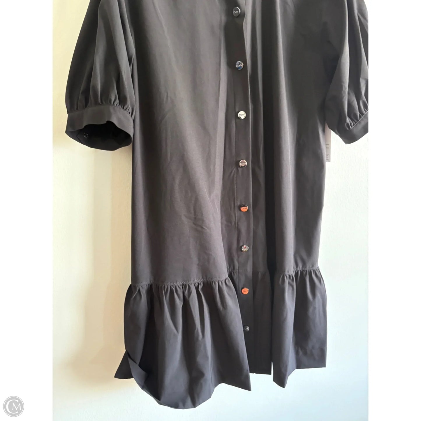 Dress Casual Midi By Dkny In Black, Size: 4