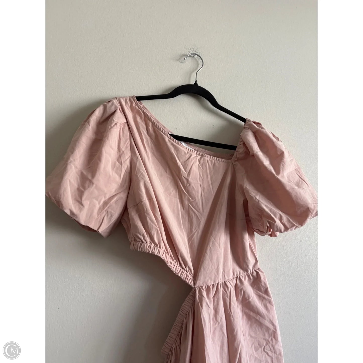 Dress Casual Midi By Kirundo In Peach, Size: L