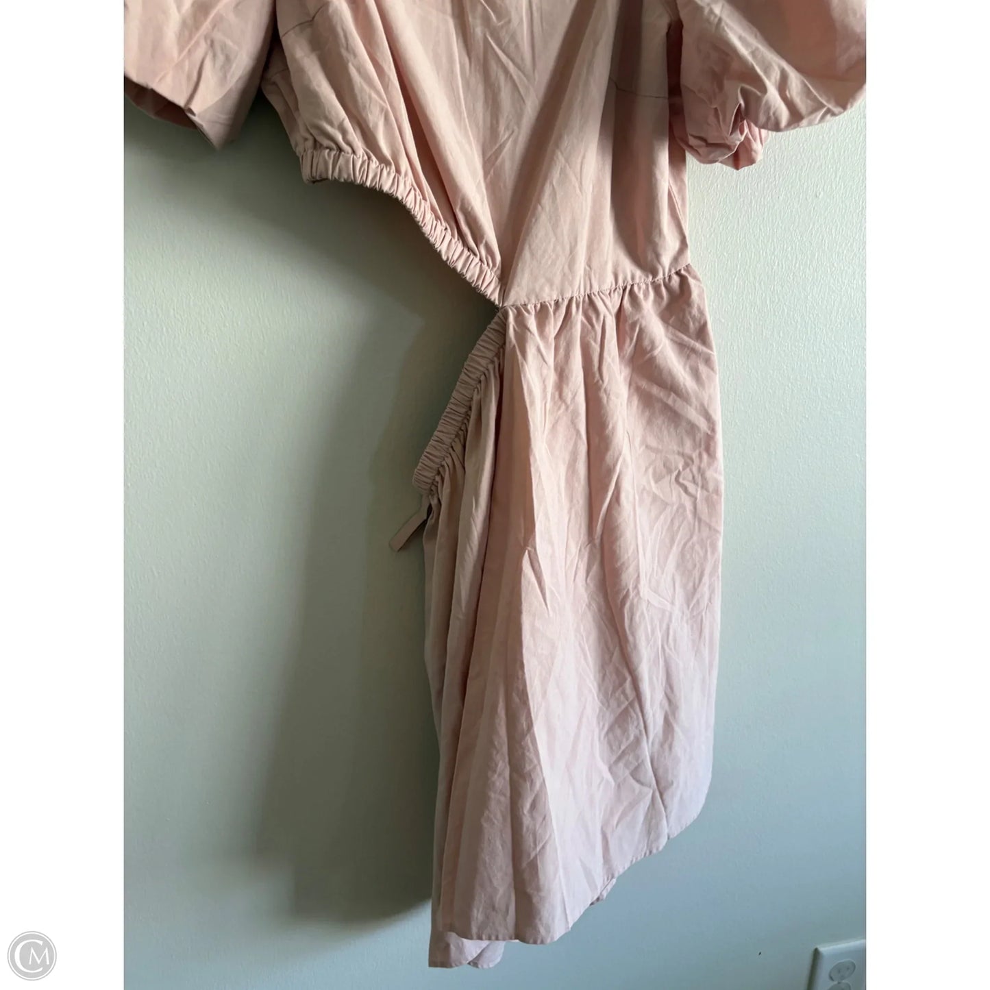 Dress Casual Midi By Kirundo In Peach, Size: L